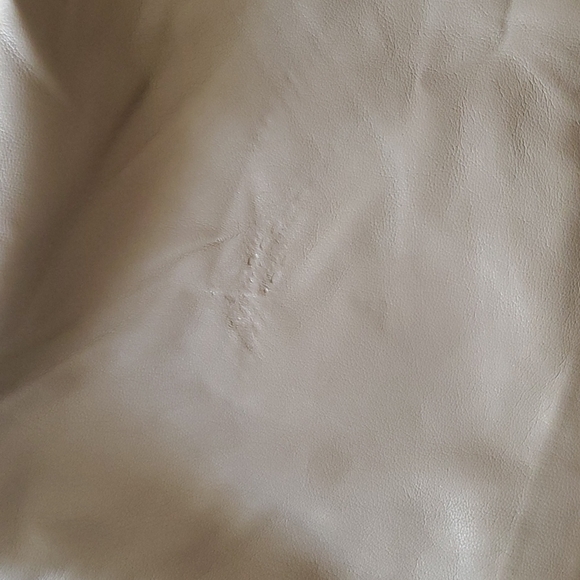 Mango Faux Leather Asymmetric Skirt with Lining - Picture 4 of 10